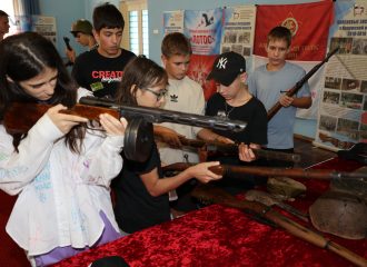 Патриотические мероприятия прошли в Астраханском детском лагере «Чудотворы» IV-смены